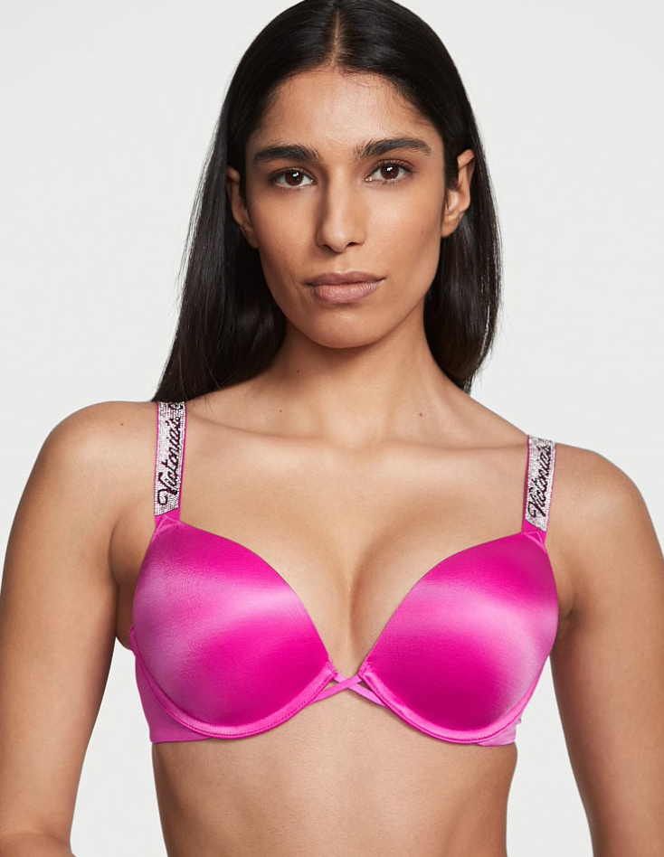 VICTORIA'S SECRET Very Sexy Bombshell 2カップアップ プッシュアップブラ　フューシャ フレンジー