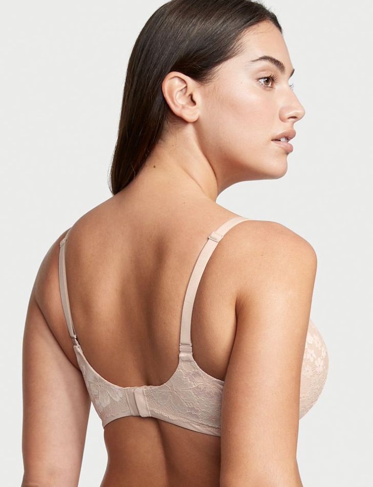 VICTORIA'S SECRET　BODY BY VICTORIA レース プッシュアップ パーフェクトシェイプ ブラレースディテール シャンパン