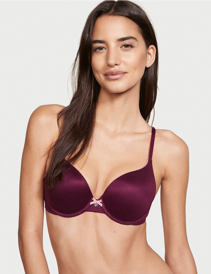 VICTORIA'S SECRET　BODY BY VICTORIA レース プッシュアップ パーフェクトシェイプ ブラ　スムース　キール