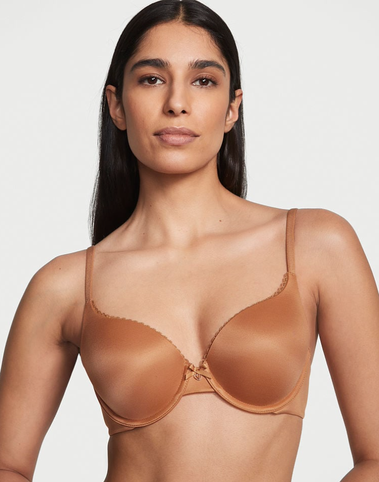 VICTORIA'S SECRET　BODY BY VICTORIA レース プッシュアップ パーフェクトシェイプ ブラ　スムース　タフィー