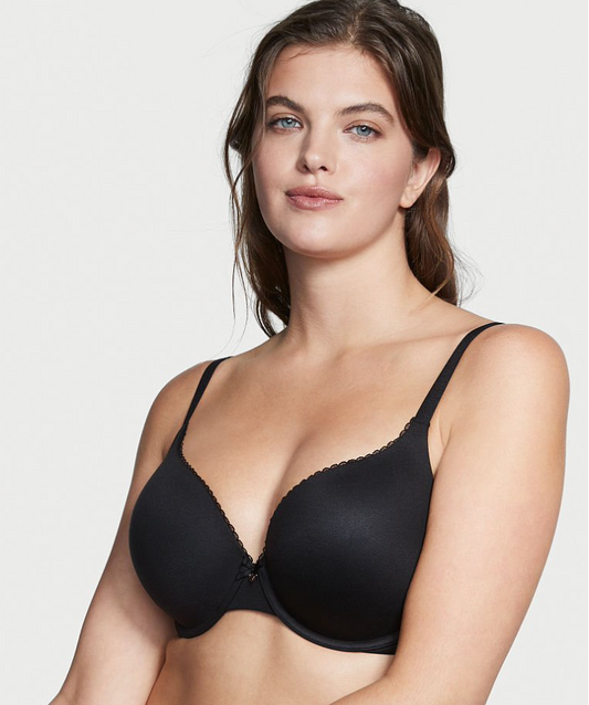 VICTORIA'S SECRET　BODY BY VICTORIA レース プッシュアップ パーフェクトシェイプ ブラ　スムース　ブラック