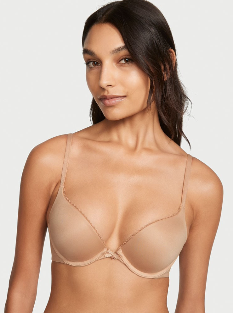 VICTORIA'S SECRET　BODY BY VICTORIA　スムース プッシュアップブラ　スムース　プラリネ