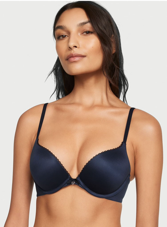 VICTORIA'S SECRET　BODY BY VICTORIA　スムース プッシュアップブラ　スムース　ブルー