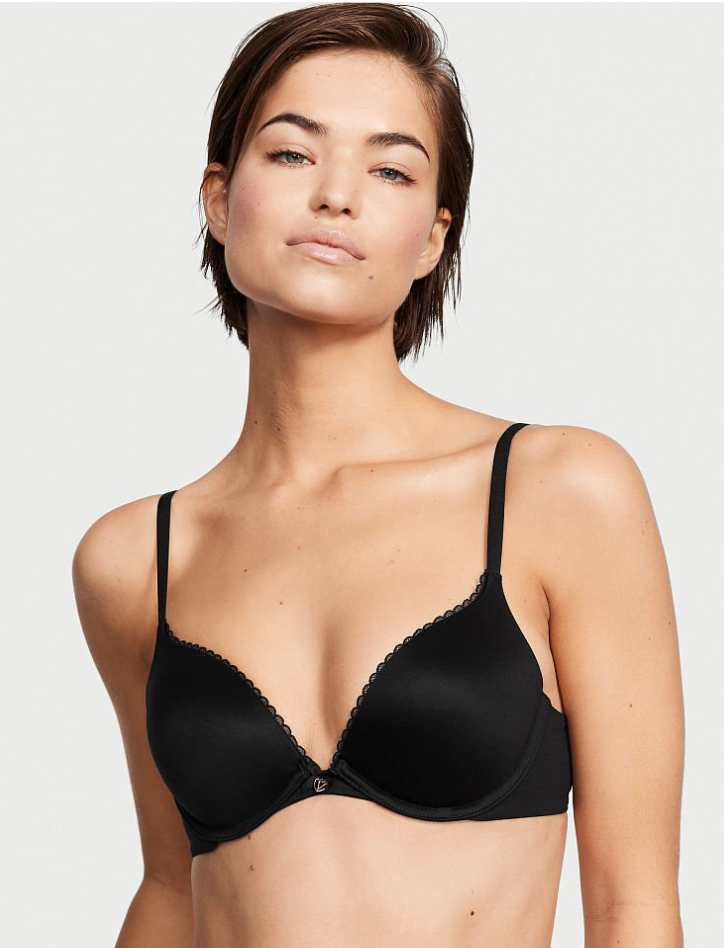 VICTORIA'S SECRET　BODY BY VICTORIA　スムース プッシュアップブラ　スムース　ブラック