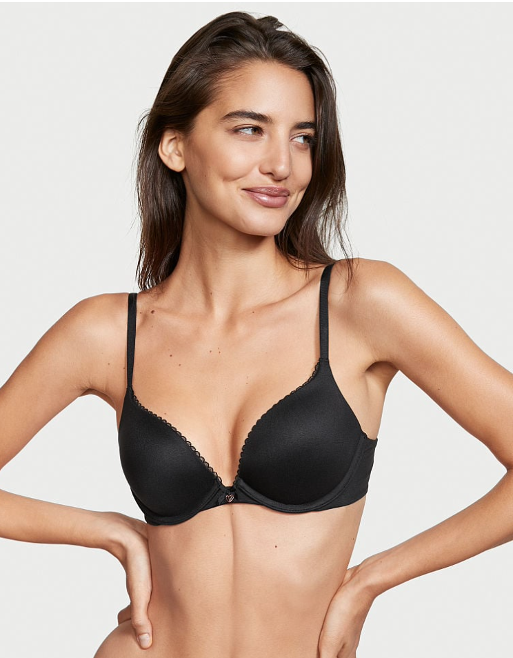 VICTORIA'S SECRET　BODY BY VICTORIA　スムース プッシュアップブラ　スムース　ブラック