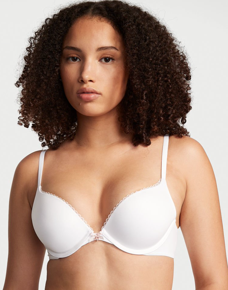 VICTORIA'S SECRET　BODY BY VICTORIA　スムース プッシュアップブラ　スムース バラッド ホワイト