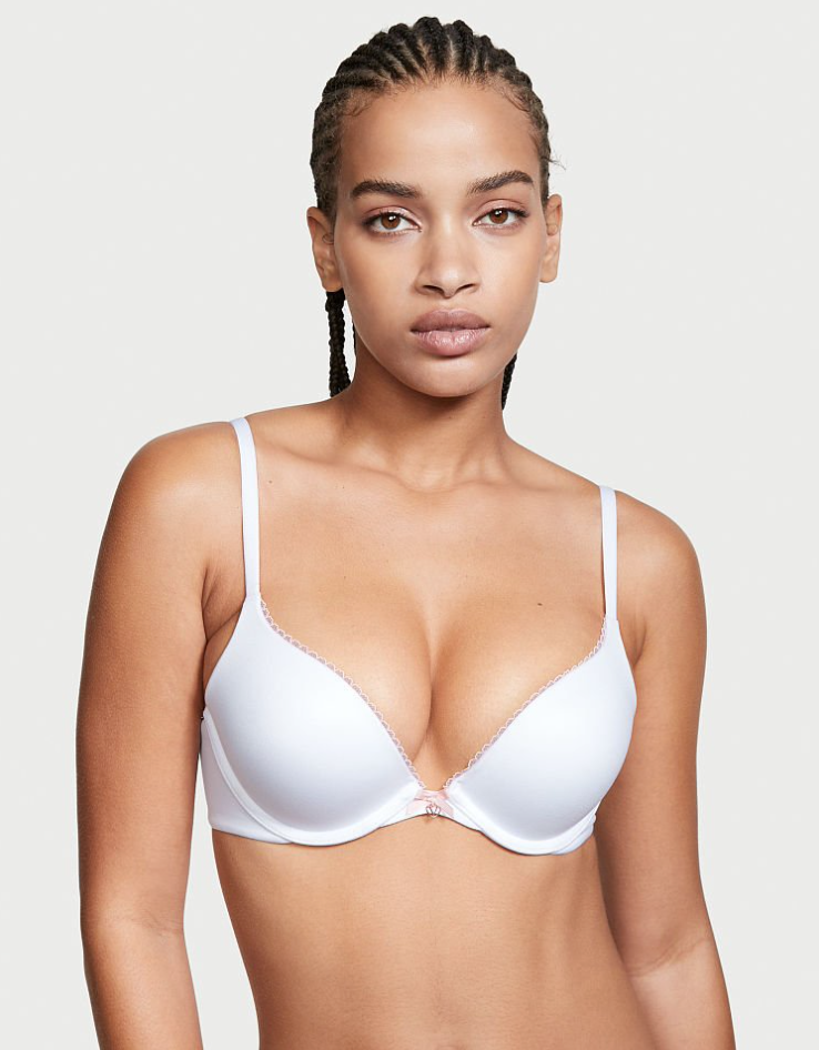 VICTORIA'S SECRET　BODY BY VICTORIA　スムース プッシュアップブラ　スムース バラッド ホワイト