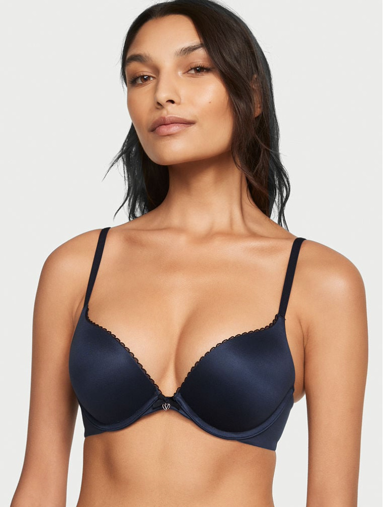 VICTORIA'S SECRET　BODY BY VICTORIA　スムース プッシュアップブラ　スムース バラッド　ブルー