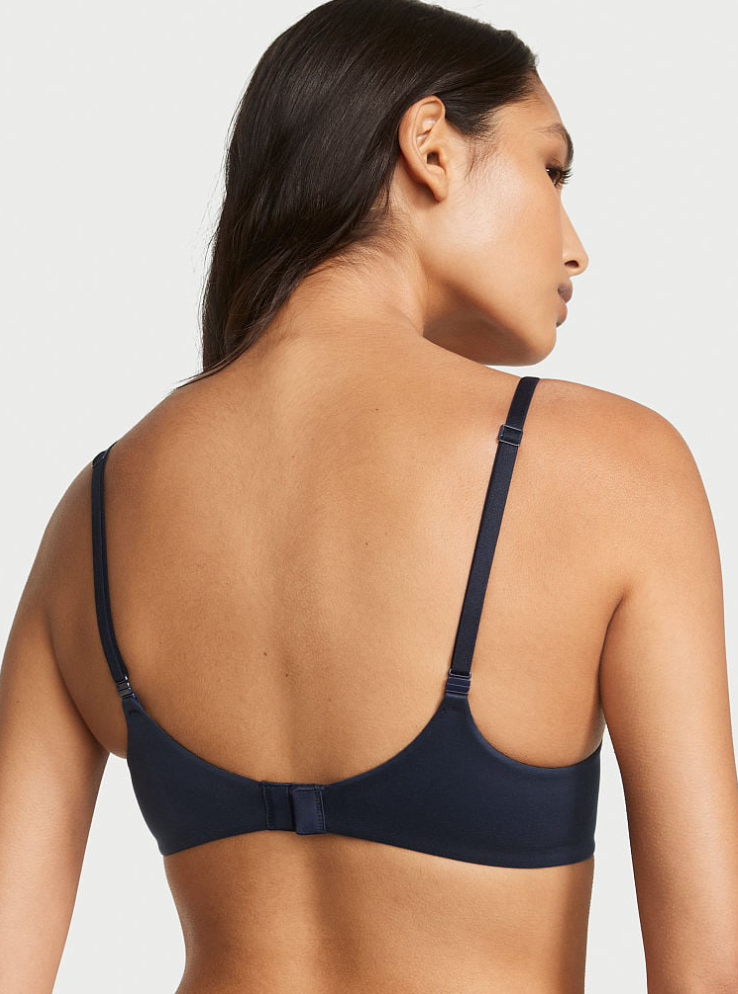 VICTORIA'S SECRET　BODY BY VICTORIA　スムース プッシュアップブラ　スムース バラッド　ブルー