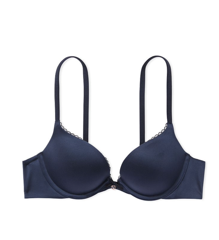 VICTORIA'S SECRET　BODY BY VICTORIA　スムース プッシュアップブラ　スムース バラッド　ブルー