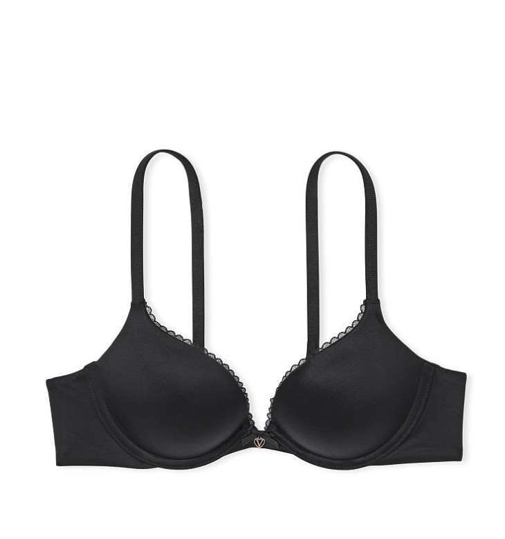 VICTORIA'S SECRET　BODY BY VICTORIA　スムース プッシュアップブラ　スムース バラッド　ブラック