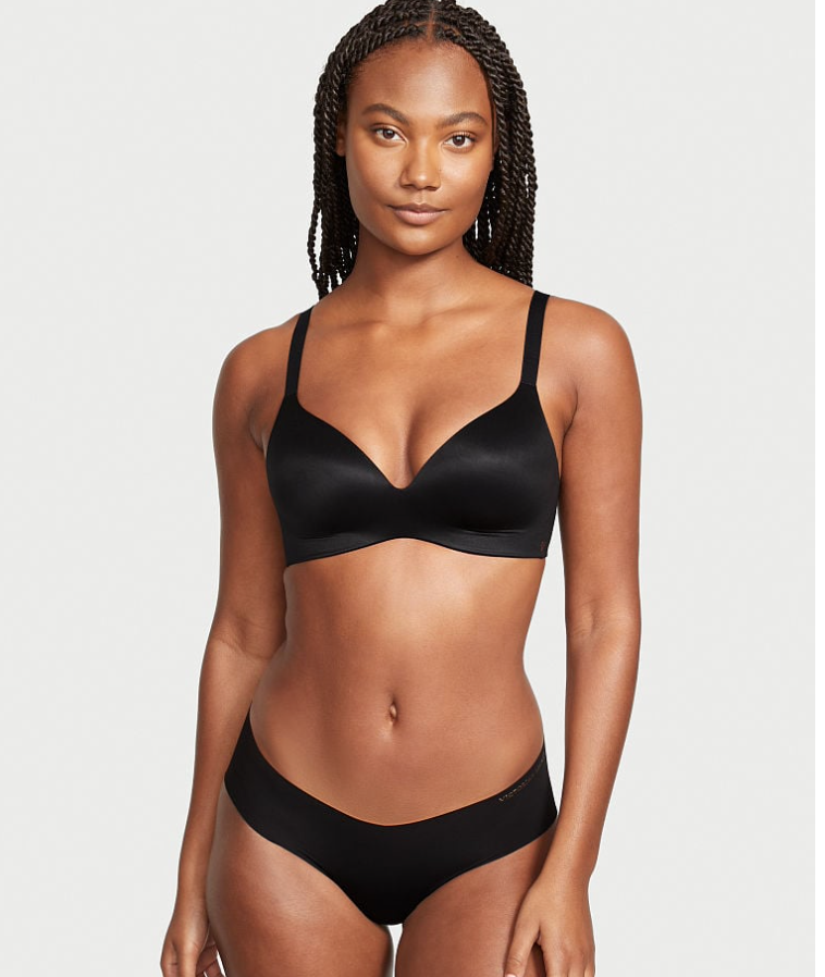 VICTORIA'S SECRET　BARE　インフィニティ フレックス フルカップ ブラ ブラック