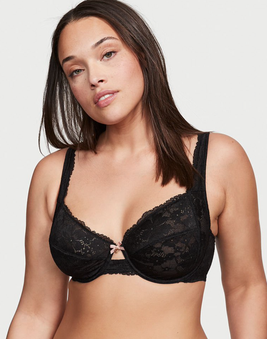 VICTORIA'S SECRET　BODY BY VICTORIA Fabulous by Victoria's Secret フルカップ レース ブラ　ブラック