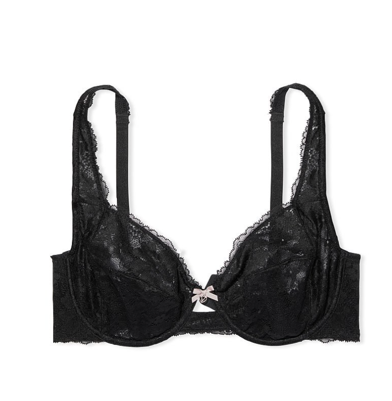 VICTORIA'S SECRET　BODY BY VICTORIA Fabulous by Victoria's Secret フルカップ レース ブラ　ブラック