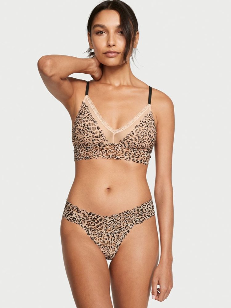 VICTORIA'S SECRET THE LACIE Posey レース レースアップ ソングショーツ　Posey レース　クラシック アニマル