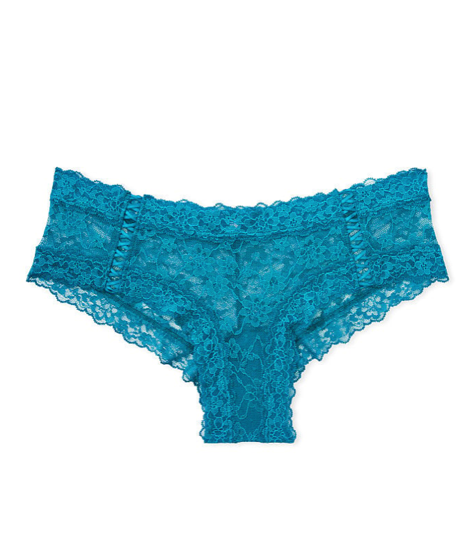 VICTORIA'S SECRET THE LACIE Posey レース レースアップ　チーキー ショーツ Posey レースアップ 　プリティイブニング タイド