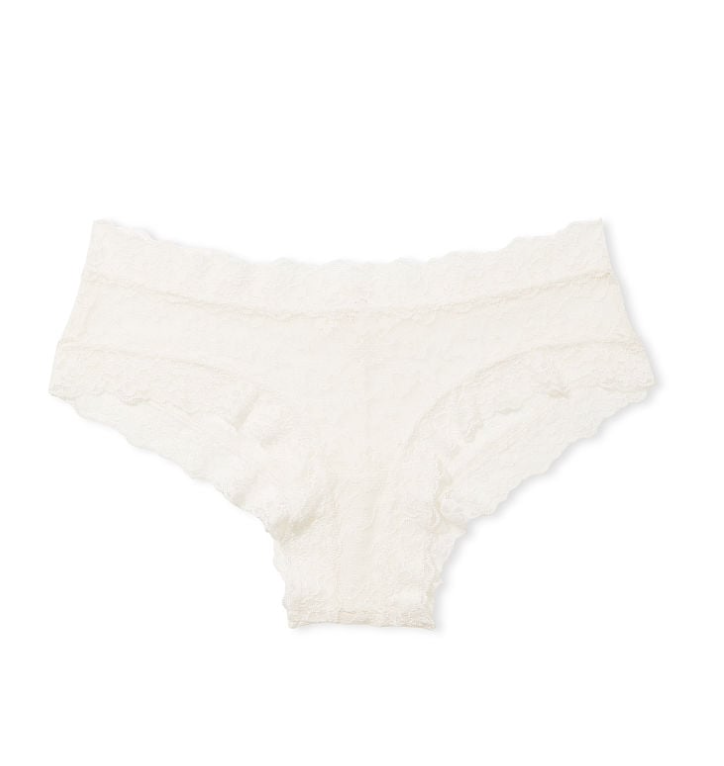 VICTORIA'S SECRET THE LACIE Posey レース レースアップ　チーキー ショーツ　Posey レース ココナッツ ホワイト