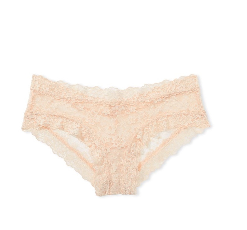 VICTORIA'S SECRET THE LACIE Posey レース レースアップ　チーキー ショーツ　Posey レース マジパン