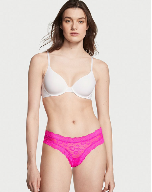 VICTORIA'S SECRET THE LACIE Posey レース レースアップ　チーキー ショーツ　Posey レース バリ オーキッド