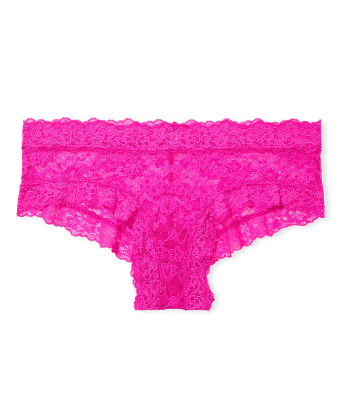 VICTORIA'S SECRET THE LACIE Posey レース レースアップ　チーキー ショーツ　Posey レース バリ オーキッド