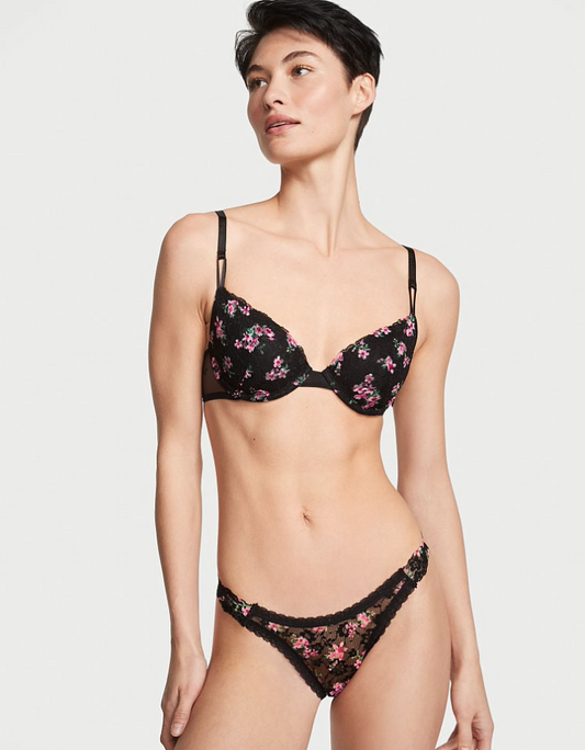 VICTORIA'S SECRET THE LACIE Posey レース ブラジリアン ショーツ メドウ フローラル