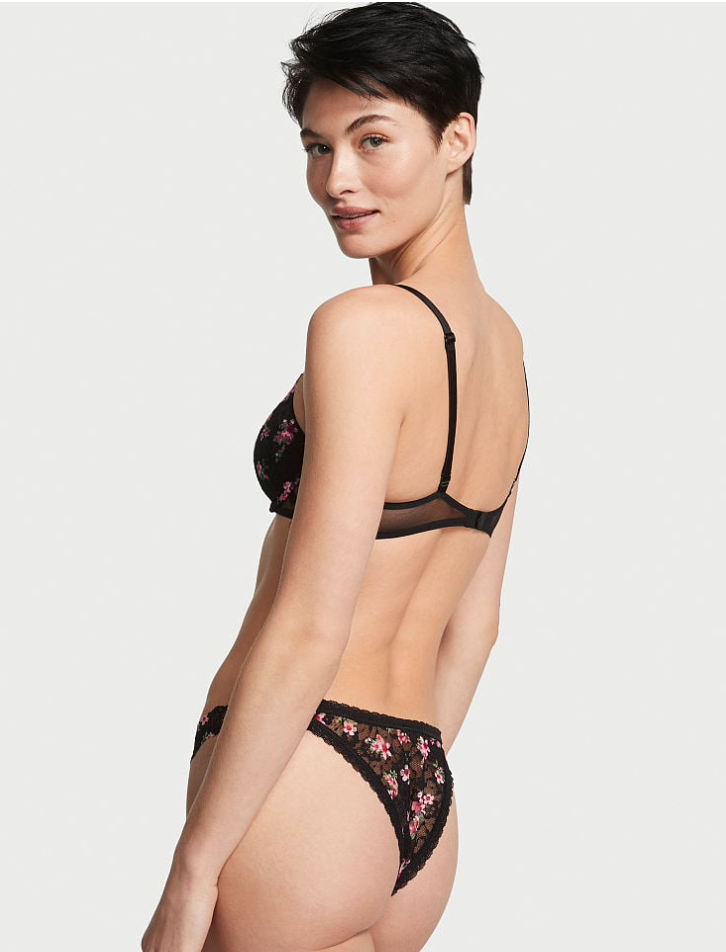 VICTORIA'S SECRET THE LACIE Posey レース ブラジリアン ショーツ メドウ フローラル