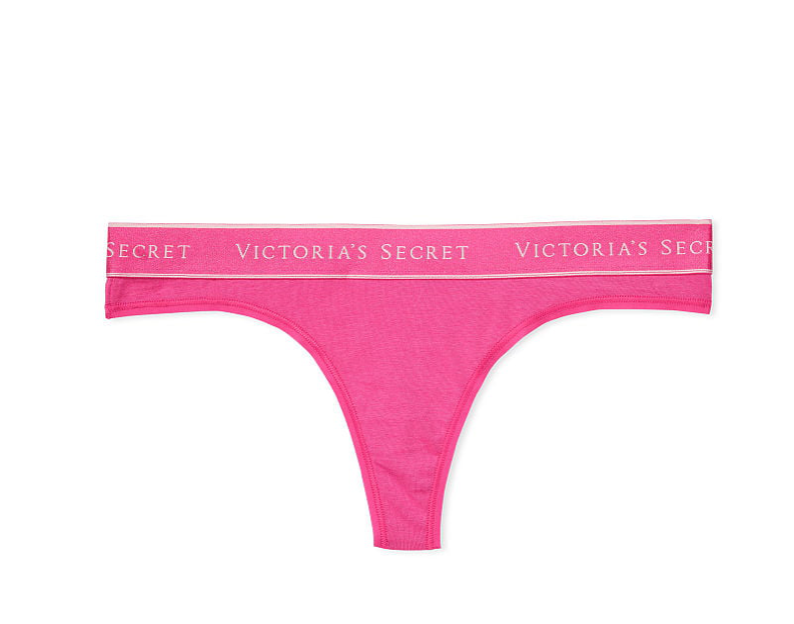 VICTORIA'S SECRET VICTORIA'S SECRET ミニ ロゴ コットン ソングショーツ スムース ピンク フィーバー