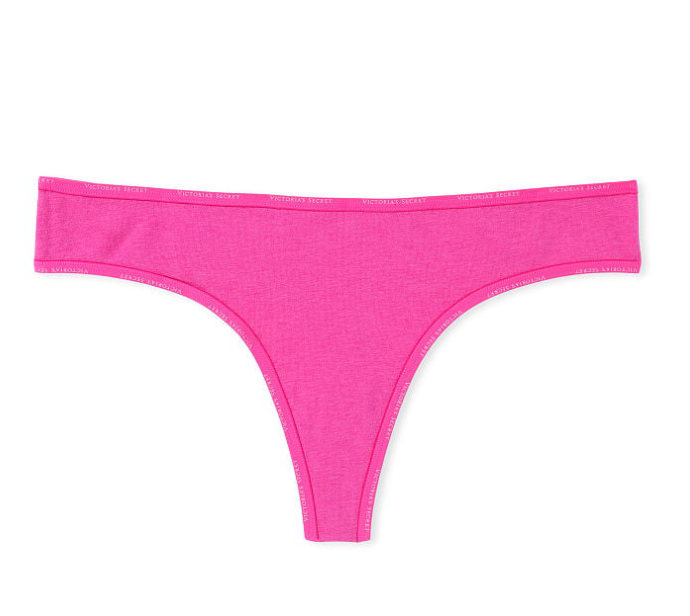 VICTORIA'S SECRET VICTORIA'S SECRET ミニ ロゴ コットン ソングショーツ ミニ ロゴ フューシャ フレンジー