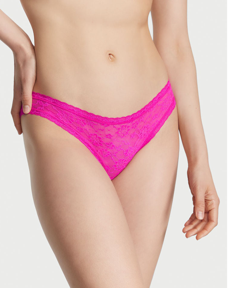 VICTORIA'S SECRET THE LACIE Posey レース ビキニショーツ　バリ オーキッド