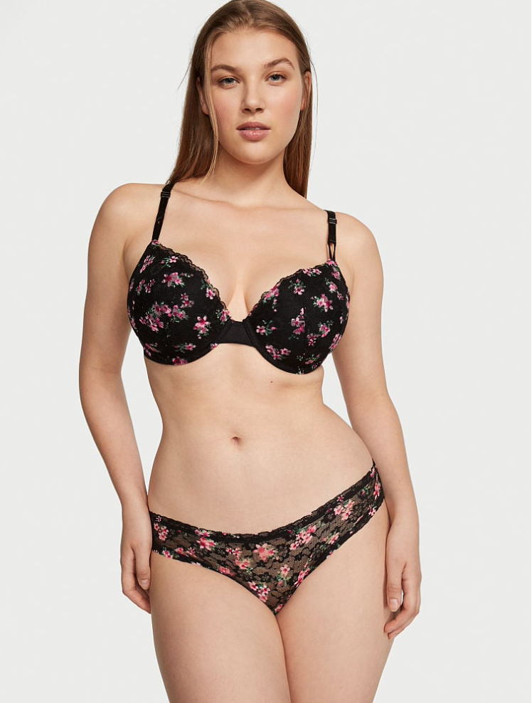 VICTORIA'S SECRET THE LACIE Posey レース ビキニショーツ　メドウ フローラル