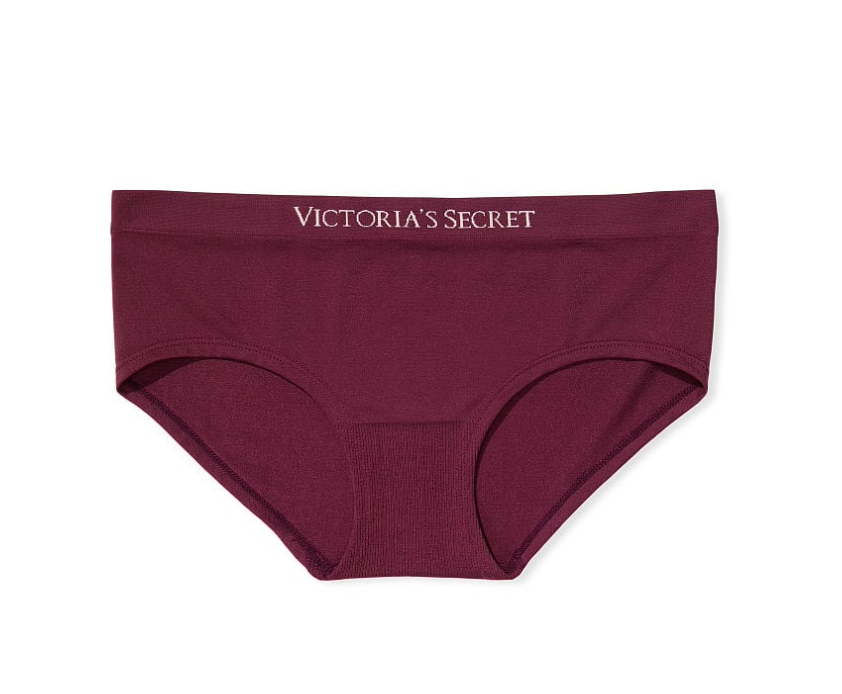 VICTORIA'S SECRET　シームレス ヒップハング ショーツ　プリント　レッド