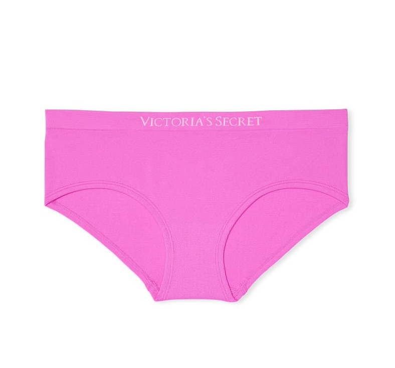 VICTORIA'S SECRET　シームレス ヒップハング ショーツ　クラシック PINK BERRY