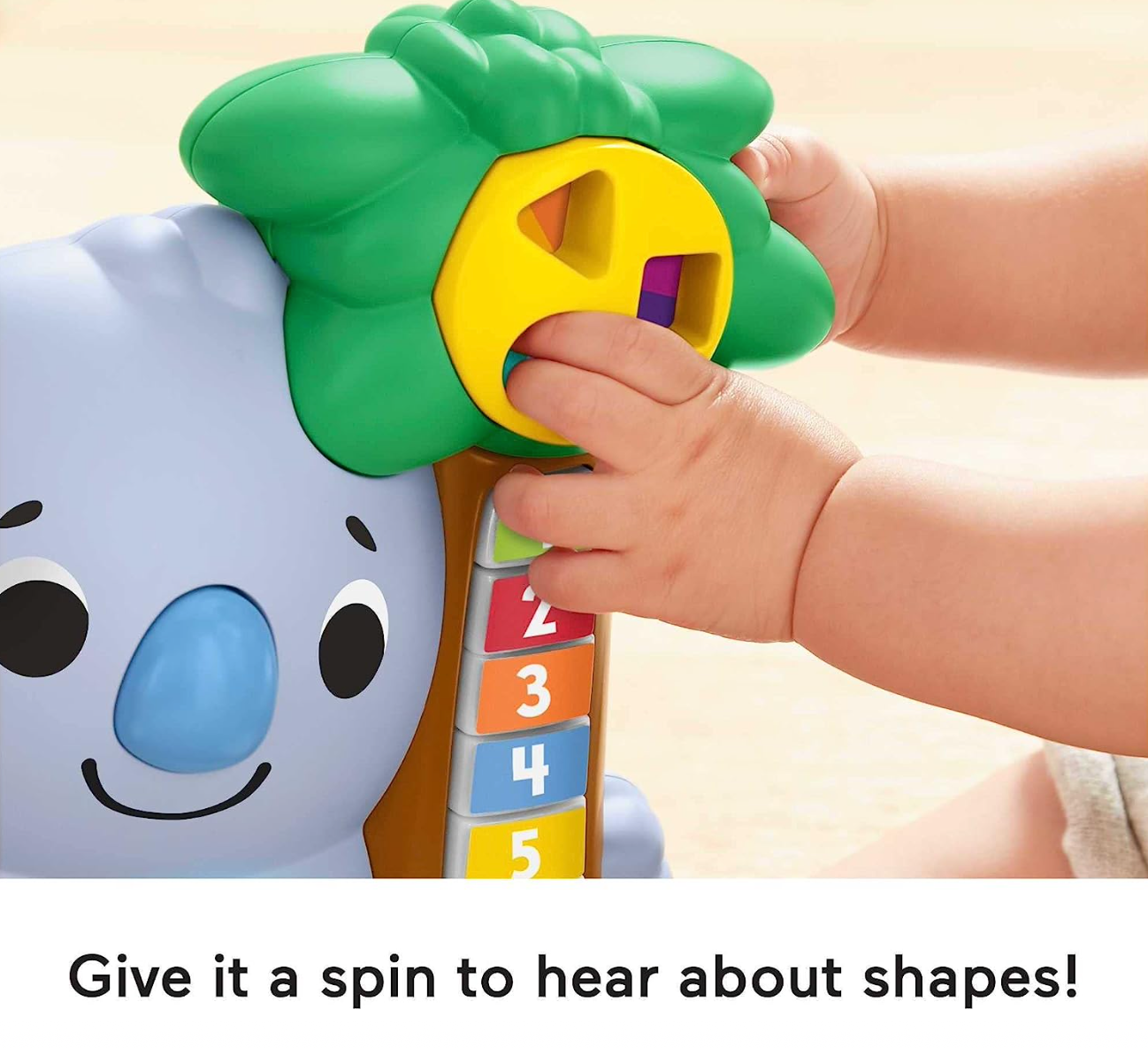 Fisher-Price Linkimals Baby Learning Toy Counting Koala With Interactive Lights And Music For Ages 9+ Months