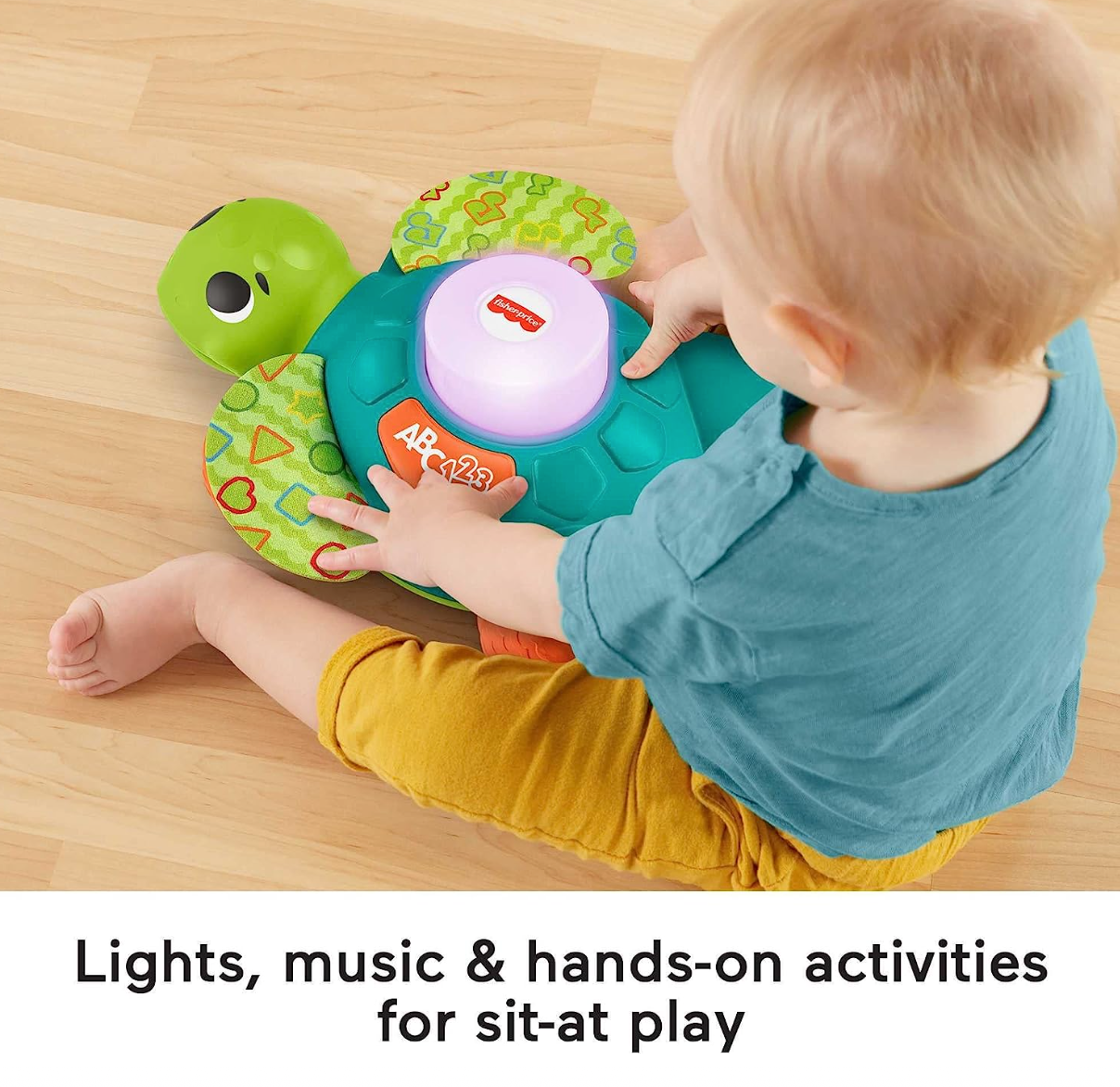 Fisher-Price Linkimals Learning Toy Counting & Colors Peacock with Interactive Lights & Music for Baby & Toddlers Ages 9+ Months