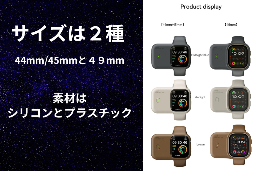 【1200mAh】運動中も24時間チャージ！Apple Watch専用・装着型パワーバンク。もう外出先で電池切れを心配しない。