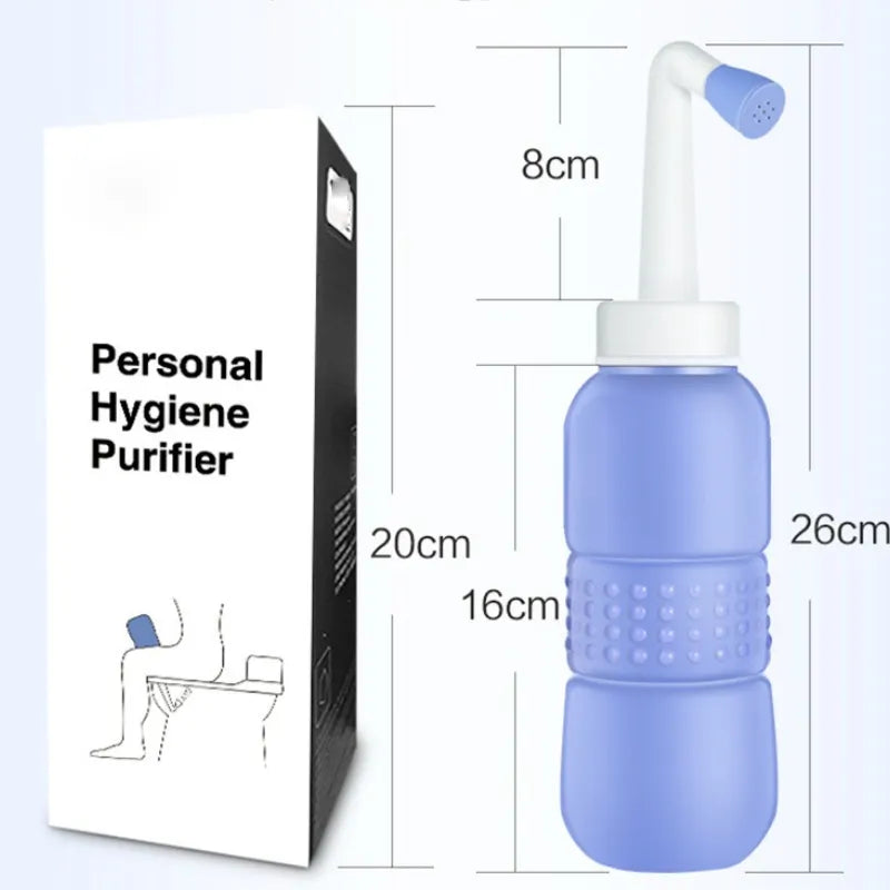 500ML Portable Bidet Sprayer Leakproof Anal Douche Hand Held Bidet Anal Wash Shower Enema General Purpose Interface