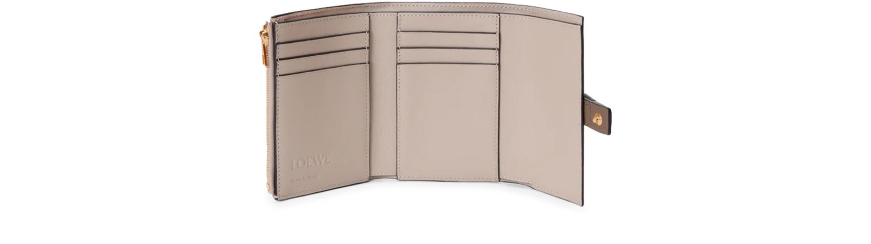 LOEWE Small soft calf leather upright wallet
