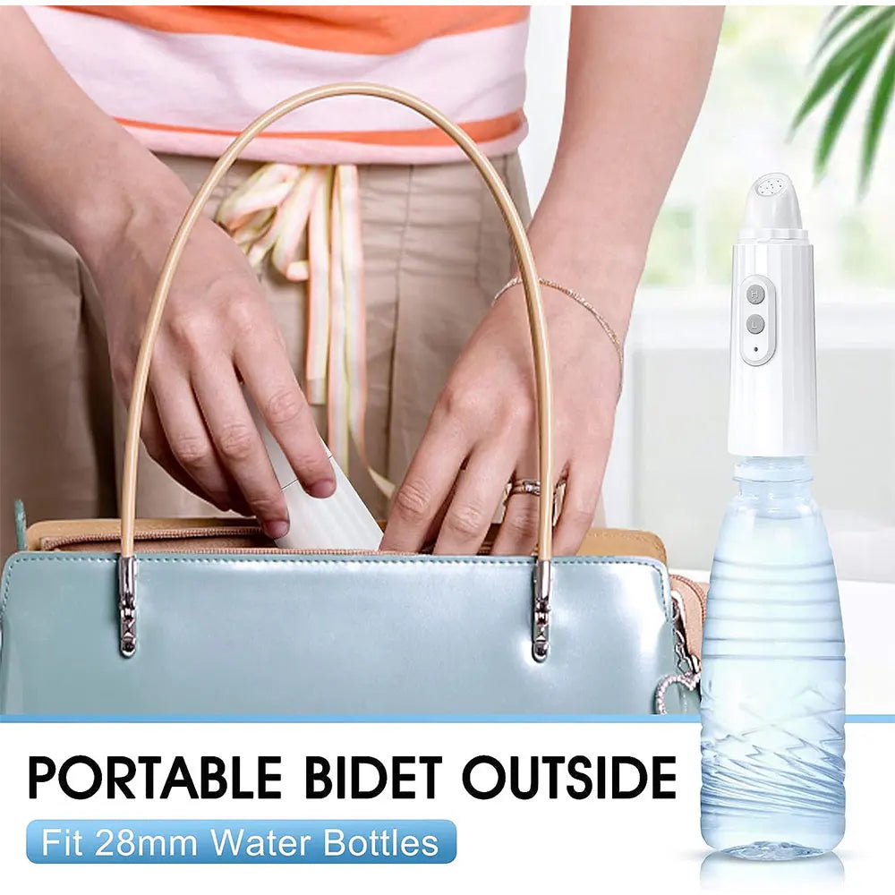 Pocket Bidet Shower Handhel Automatic Toilet Sprayer Portable Travel Shattaf for Hygiene Cleaning Personal Baby Care