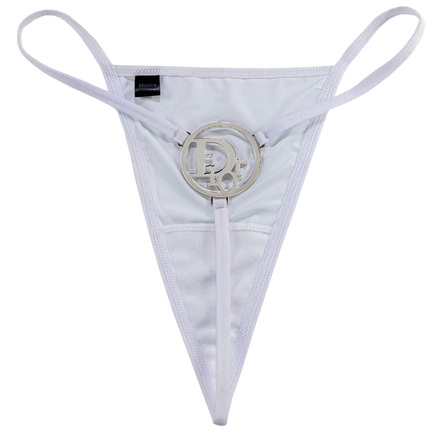 Reworked D thong | white