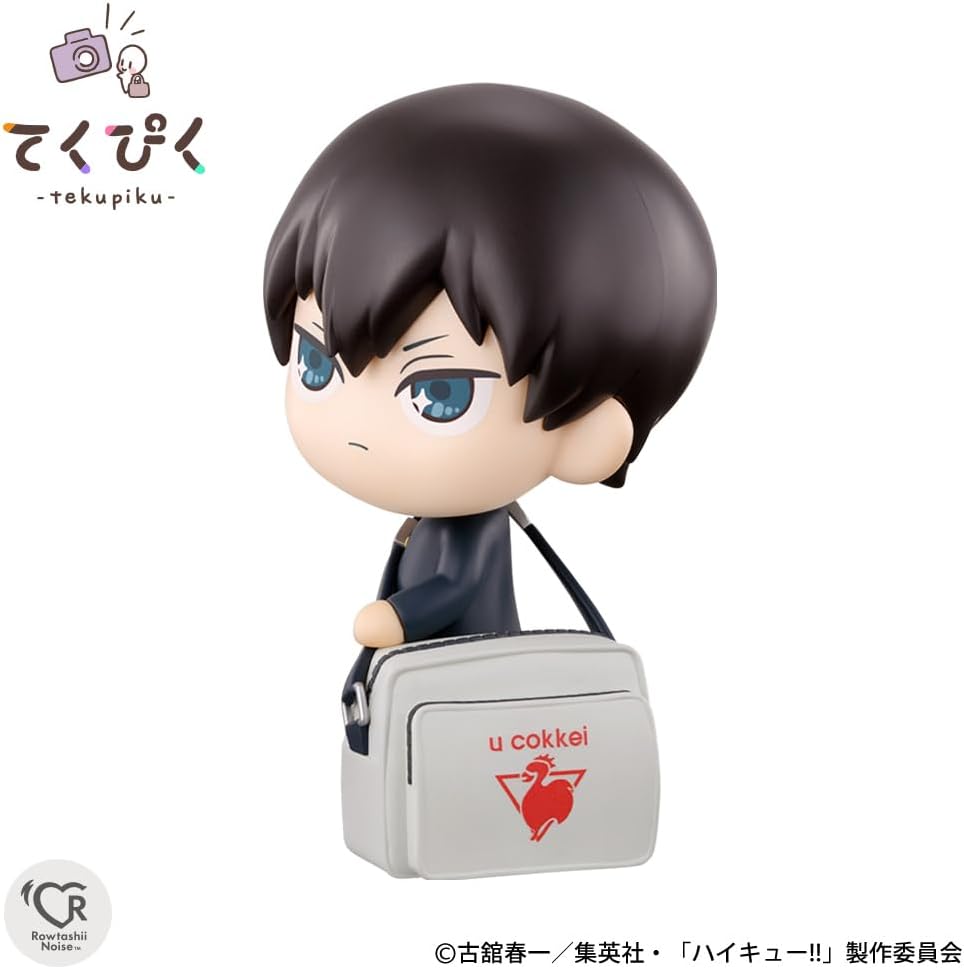 Rowtashii Noise: Tekupiku Hi-Q! Kageyama Tobio Painted 95mm PVC & ABS Complete Posable Figure