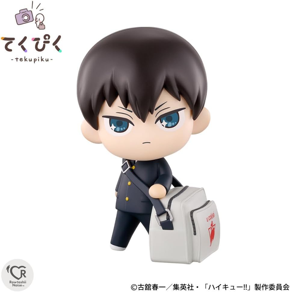 Rowtashii Noise: Tekupiku Hi-Q! Kageyama Tobio Painted 95mm PVC & ABS Complete Posable Figure