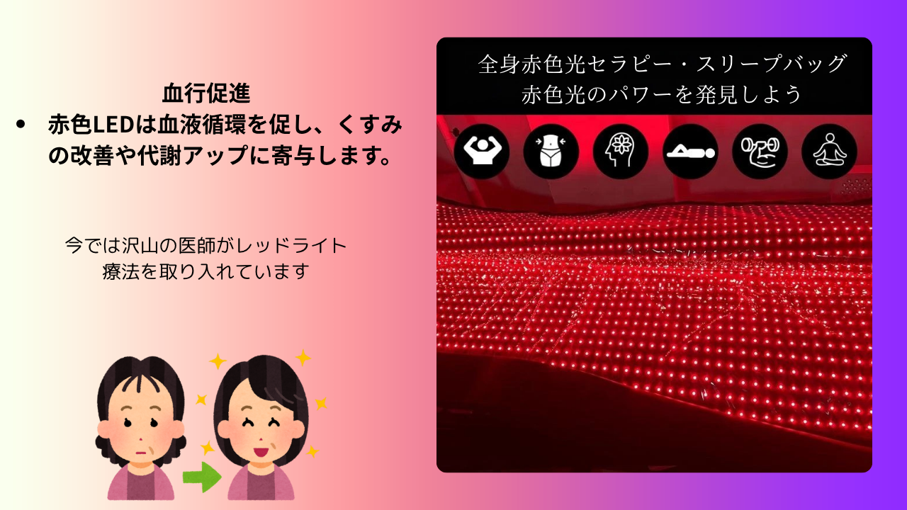 TIKTOK海外ユーザーの間で大バズり中のRED LIGHT LED LIGHT マットレス 寝具　寝袋