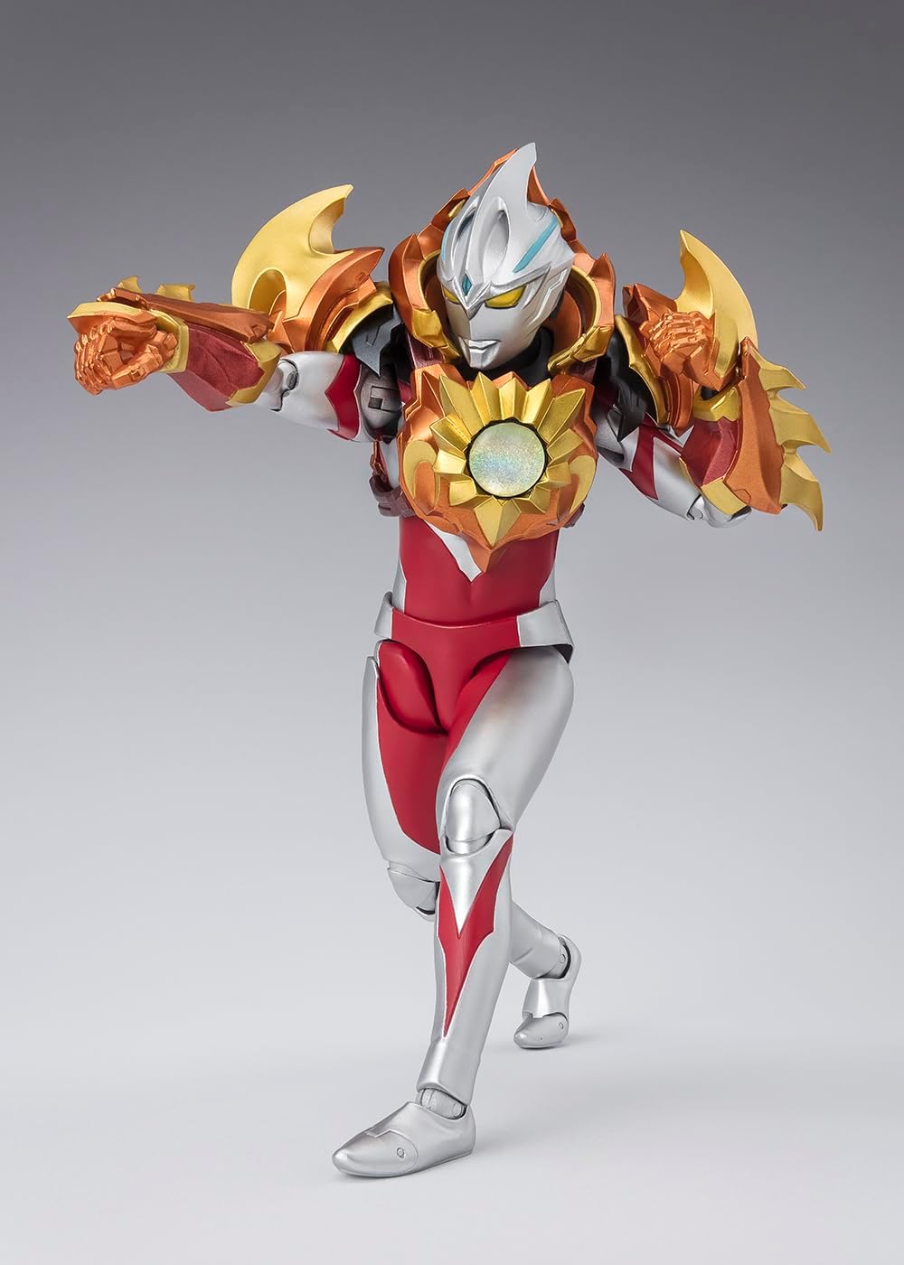 BANDAI SPIRITS S.H.Figuarts Ultraman Ark Solis Armor Painted PVC & ABS posable figure, approx. 150mm