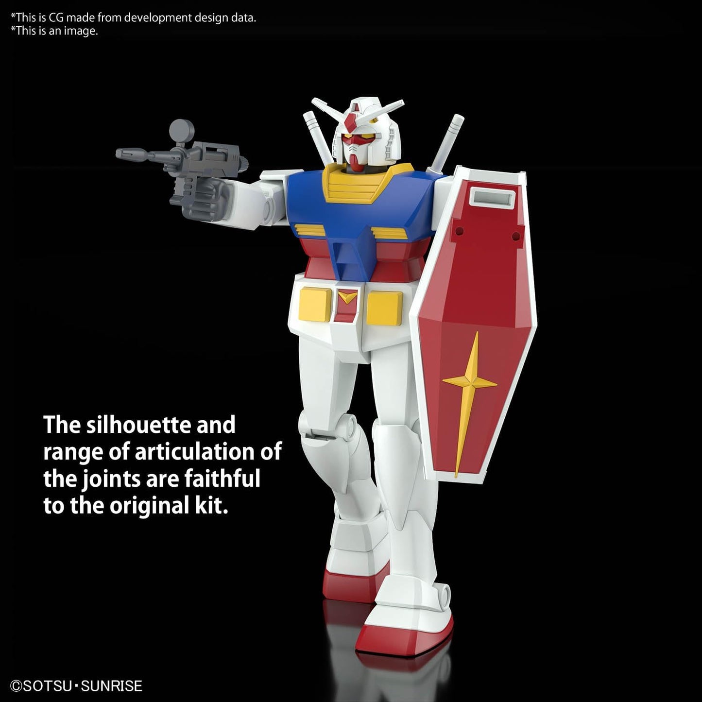 BANDAI SPIRITS Best Mecha Collection RX-78-2 Gundam (REVIVAL Ver.) 1/144 scale color coded plastic model