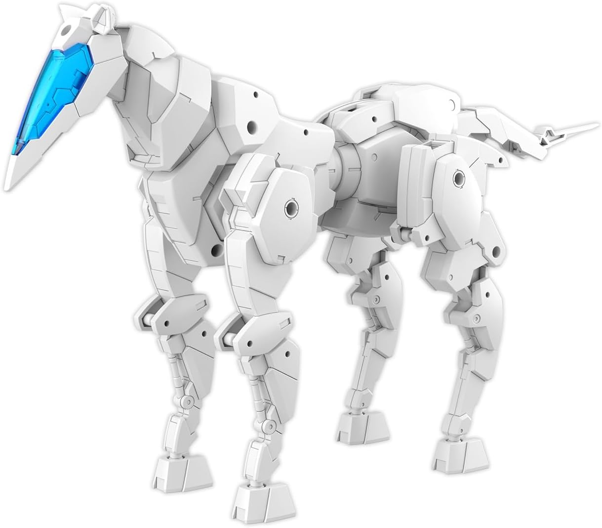 BANDAI SPIRITS 30MM Exa Vehicle (Horse Mecha Ver.) [White] 1/144 Scale Color-Coded Plastic model