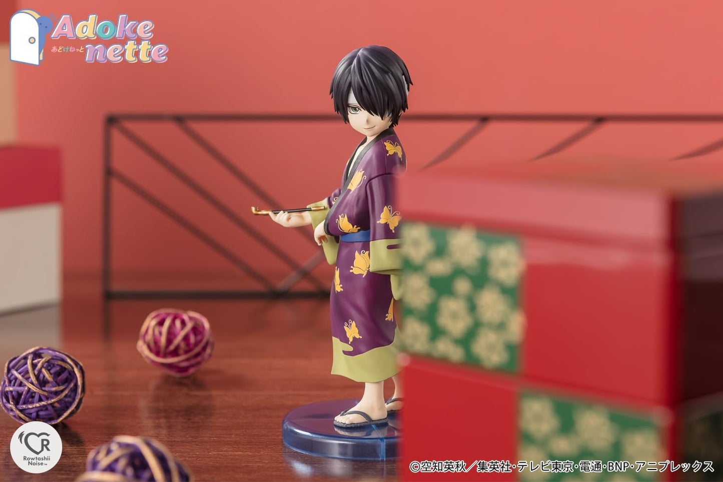 Rowtashii Noise Adokenette Gintama Takasugi Shinsuke Painted PVC & ABS Complete Figure approx. 135mm