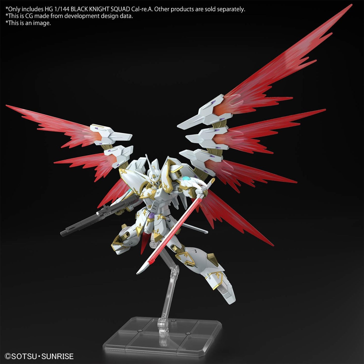 BANDAI SPIRITS HG Gundam Seed Freedom Black Knight Scord Carla 1/144 scale color coded plastic model