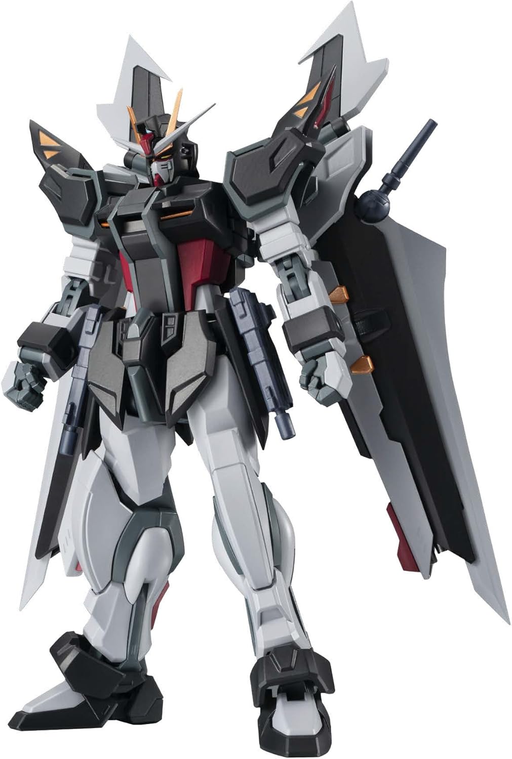 BANDAI SPIRITS ROBOT SPIRITS <SIDE MS> Gundam SEED C.E.73 -STARGAZER- GAT-X105E+AQM/E-X09S Strike Noir Gundam ver. A.N.I.M.E. approx. 125mm PVC&ABS Painted Pre-Painted Posable Figure