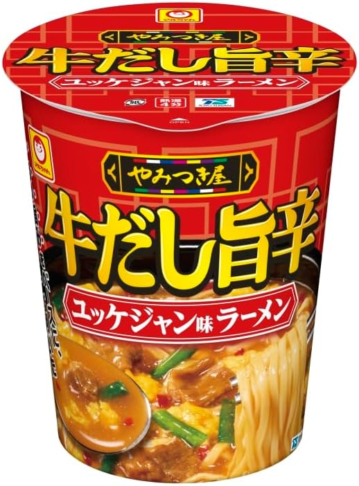 Maruchan YAMITSUKIYA Beef broth, deliciously spicy yukkejang-flavored ramen 92g x 12 pcs.