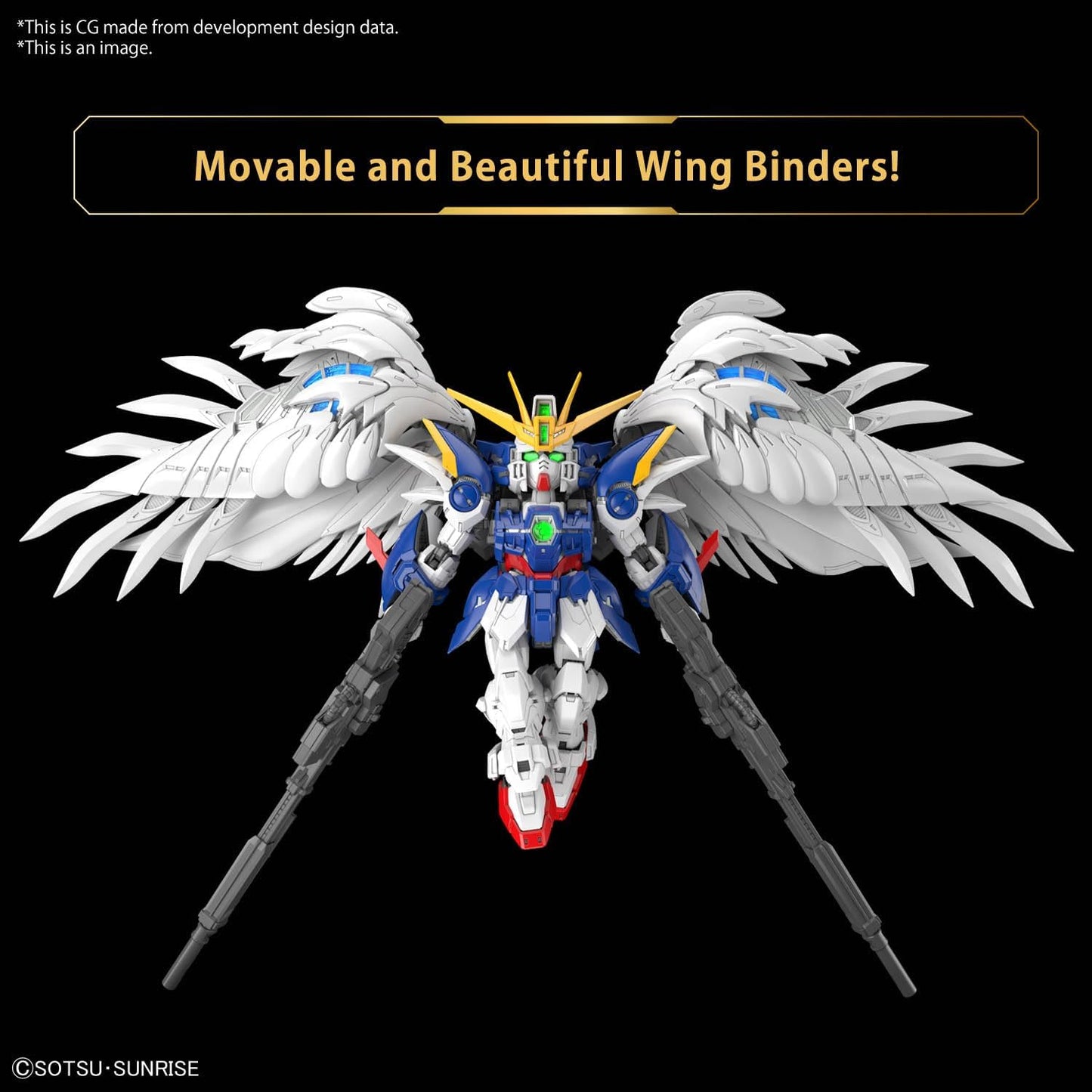 BANDAI SPIRITS MGSD Gundam W Endless Waltz Wing Gundam Zero EW Pre-Colored Plastic model